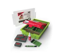 Show Me Dry Wipe Classroom Tray (Pack of 200) Black GTC200