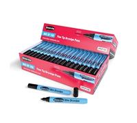 Show-me Drywipe Marker Fine Tip Black (100 Pack)