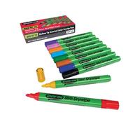 Show-me Drywipe Marker Medium Tip Assorted (10 Pack)