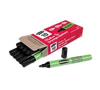 Show-me Drywipe Pen Black Medium Bullet Pack of 10