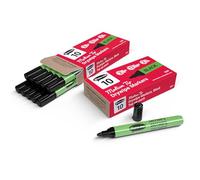 Show-me SDP Drywipe Marker Slim Med Black (Pack-10)