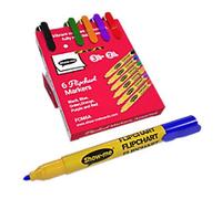 Show-me Flipchart Marker Medium Bullet - 2 mm Assorted Pack of 6