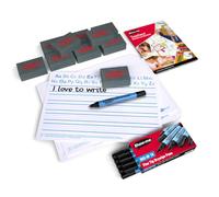 Show-me HWB10A Handwriting Dry wipe Boards, Small Kit (Pack of 10)