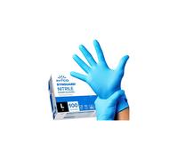 Show-me Intco Nitrile Gloves 100pk, Large - Biodegradable, Powder-Free