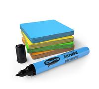Show-me Magnet-Notes 75x75mm Assorted Colours PK40 - MNT757540A