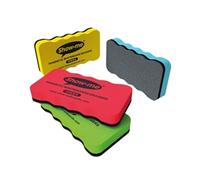 Show-me Magnetic Whiteboard Eraser Assorted (Pack of 4) MWE4
