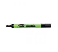 Show-me Medium Point Slim Barrel Drywipe Marker Black Pack of 10