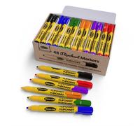 Show-me Premium Flipchart Markers Bullet Tip Assorted colours (Pack 48) - FCM48A