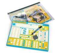 Show-me Propeller Education C002P5 Whiteboards Year 2 Kit - A3 Size, Double-Sided Boards for Drywipe and Whiteboard Pens (Pack of 5)