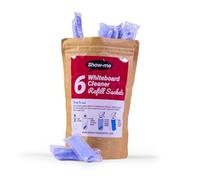 Show-me Refillable Whiteboard Cleaner - Sachet Refills, Pink, Sachet Refills (Pack of 6)