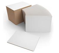 Show-me PFB60 A4 Rigid Plain Dry wipe Lapboards, Bulk Buy (Pack of 60)