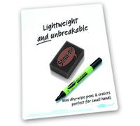 Show-me A4 Plain Mini Whiteboard Classroom Set Pack of 107