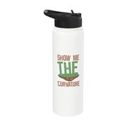Show Me The Curvature - Flat Earther Flat Earth Stainless Steel Insulated Water Bottle