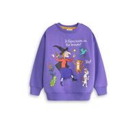 Show Me The Merch Room On The Broom Sweatshirt | Unisex Kids Purple | Official Merch | Size: 6-7 Years Show Me The Merch Purple 6-7 Years