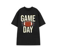 Show Me The Merch Unisex Black Game Day Short Sleeved T-Shirt - Medium