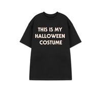 Show Me The Merch Unisex Black This Is My Halloween Costume Short Sleeved T-Shirt - Medium