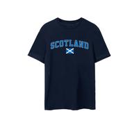 Show Me The Merch Unisex Blue Scotland Short Sleeved T-Shirt - Small
