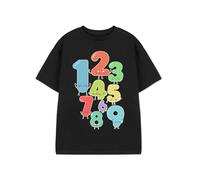 Show Me The Merch Unisex Kids Black Numbers Day Short Sleeved T-Shirt - 3-4 Years