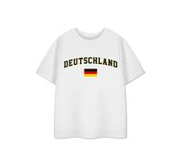 Show Me The Merch Unisex Kids White Germany Short Sleeved T-Shirt - 2-3 Years