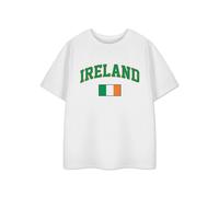 Show Me The Merch Unisex Kids White Ireland Short Sleeved T-Shirt - 2-3 Years