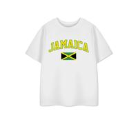Show Me The Merch Unisex Kids White Jamaica Short Sleeved T-Shirt - 9-10 Years