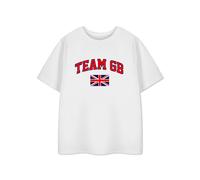 Show Me The Merch Unisex Kids White Team GB Short Sleeved T-Shirt - 18-24 Months