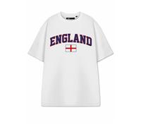 Show Me The Merch Unisex White Flag Short Sleeved T-Shirt - Medium