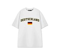 Show Me The Merch Unisex White Germany Short Sleeved T-Shirt - Small