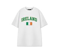 Show Me The Merch Unisex White Ireland Short Sleeved T-Shirt - XXX-Large