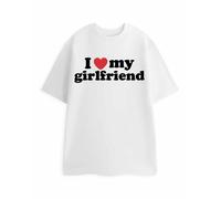 Show Me The Merch White I Love My Girlfriend Short Sleeved T-Shirt Unisex