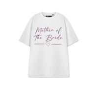 Show Me The Merch Womens White Mother Of The Bride Short Sleeved T-Shirt - XX-Large