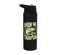 Show Me the Tarpon Stainless Steel Insulated Water Bottle