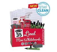 Show-me Whiteboard Double Sided Pack of 35