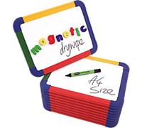 Show-me Whiteboard Magnetic Lacquered Steel Double Sided Pack of 10