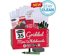 Show-me Whiteboard Non Magnetic Double Sided Pack of 35