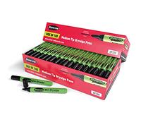 Show-me Drywipe Marker Medium Tip Black (100 Pack)