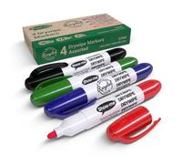 Show-me Chunky Eco Whiteboard Marker Assorted Broad Bullet Pack of 4