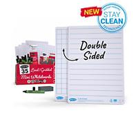 Show-me Whiteboard Set Non Magnetic Polypropylene Double Sided 34.7 (W) x 24 (H) cm