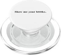 Show me your b00ks X books book bookworm book lover PopSockets PopGrip for MagSafe