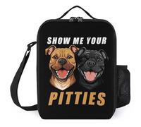 Show Me Your Pitties Lunch Bag Portable Lunch Box Cooler Bags Container Tote Bag for Women Men