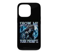 Show Me your Prompts Funny AI Prompt Engineering Skeleton Case for iPhone 13 Pro
