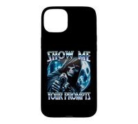 Show Me your Prompts Funny AI Prompt Engineering Skeleton Case for iPhone 15 Plus