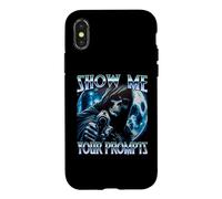 Show Me your Prompts Funny AI Prompt Engineering Skeleton Case for iPhone X/XS