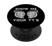 Show Me Your TT's Twin Turbo Funny Mechanic Car Enthusiast PopSockets Adhesive PopGrip