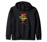 Show Me Your Ways, O Lord; Teach Me Your Paths. Zip Hoodie