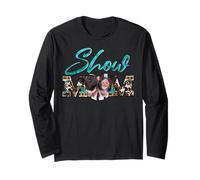 Show Mom Pigs Couple Western Mother's Day Farm Life Farmer Long Sleeve T-Shirt