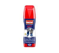 SHOW Navy Instant Leather Shoe Shine Liquid for Shoe Boots Bags- Unisex 75ml Bottle with Sponge for Instant Leather Colour Nourish and Condition - Leather Care Products