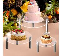 Show Off Your Favorite Desserts with Our Acrylic Cake Stand Set for Weddings and Parties (XL)