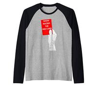 Show Racism The Red Card BLM Anti Racism Raglan Baseball Tee