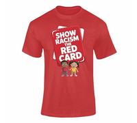 Show Racism Wear Red Day T Shirt - Red Card 25 Anti-Racism Top for Kids and Adults, Awareness School Event Outfit 5-6 Years 03